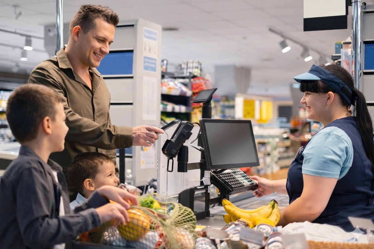 Warehouse and retail inventory operations for large grocery chain management